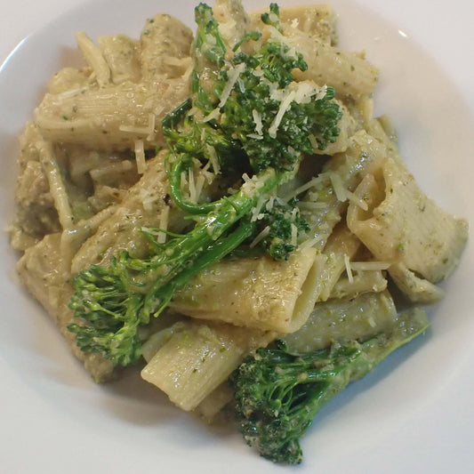 Pasta with Broccolini and Pesto - Creative Cooks Kitchen Australia