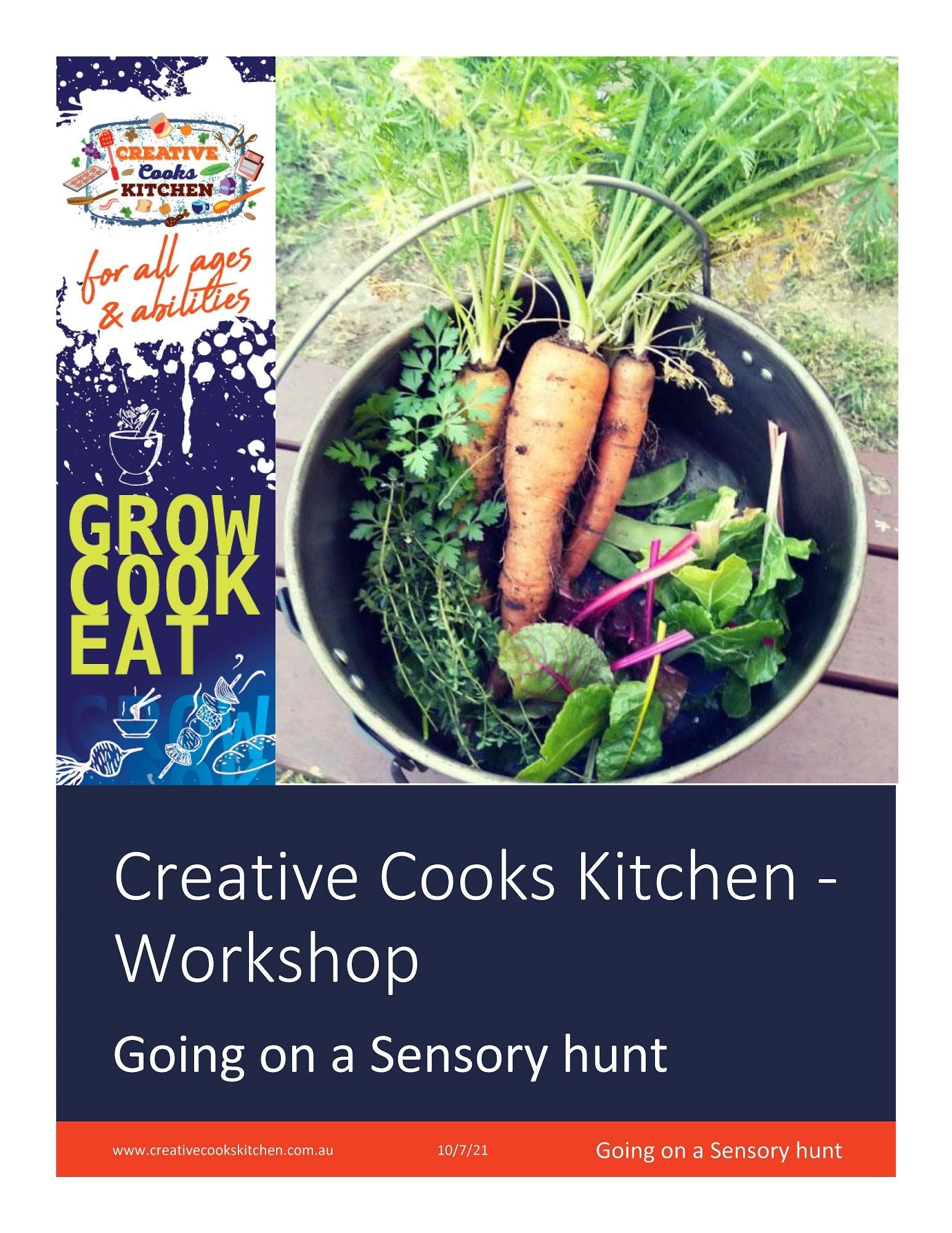 Going on a Sensory Hunt - Digital Download - Creative Cooks Kitchen Australia