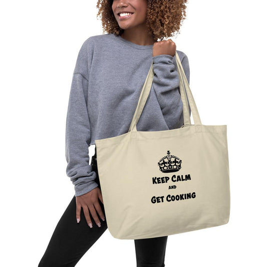 Large bag - Keep Calm and Get Cooking - Creative Cooks Kitchen Australia