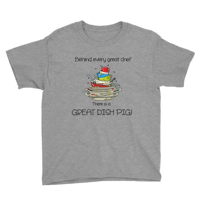 Kids T-Shirt - Great Dish Pig (Light Shirts) - Creative Cooks Kitchen Australia