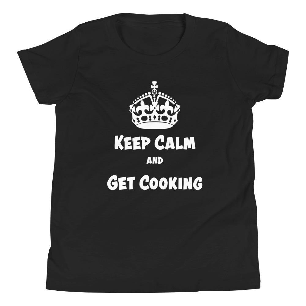 Kids T-Shirt - Keep Calm and Get Cooking (Dark Shirts) - Creative Cooks Kitchen Australia