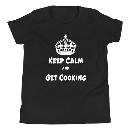 Kids T-Shirt - Keep Calm and Get Cooking (Dark Shirts) - Creative Cooks Kitchen Australia